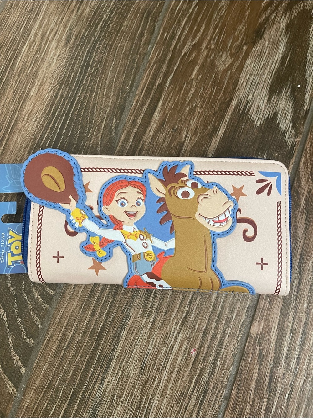 Disney Toy Story 5 Jessie and Bullseye Wallet - Beige and Blue